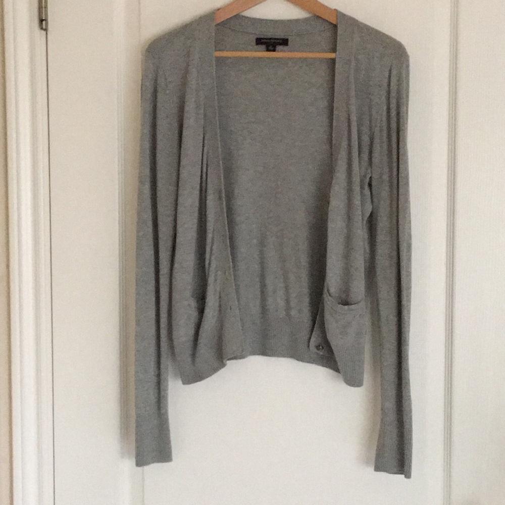 Grey cardigan by Banana Republic